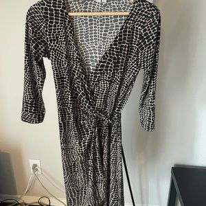 Wrap tie dress